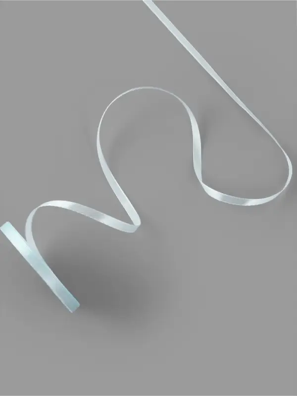 Лента атласная, 6 мм, 23±1 м, нежно-голубая №13 Лента атласная, 6 мм, 23±1 м, нежно-голубая №13