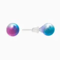 Набор детских украшений &laquo;Выбражулька. Хвост русалки&raquo;, 2 предмета: кулон, пусеты, разноцветный