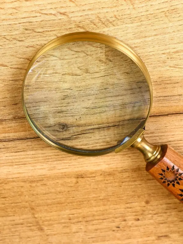 Лупа «Ватсон» латунь, манговое дерево, 8×8×20 см Лупа «Ватсон» латунь, манговое дерево, 8×8×20 см