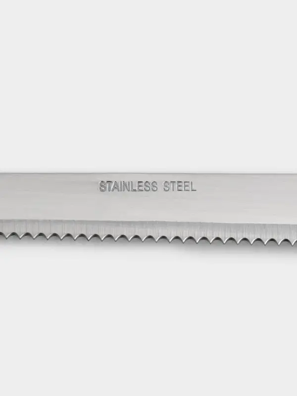 Нож для бисквита Доляна, рабочая часть 20 см, нержавеющая сталь, деревянная ручка