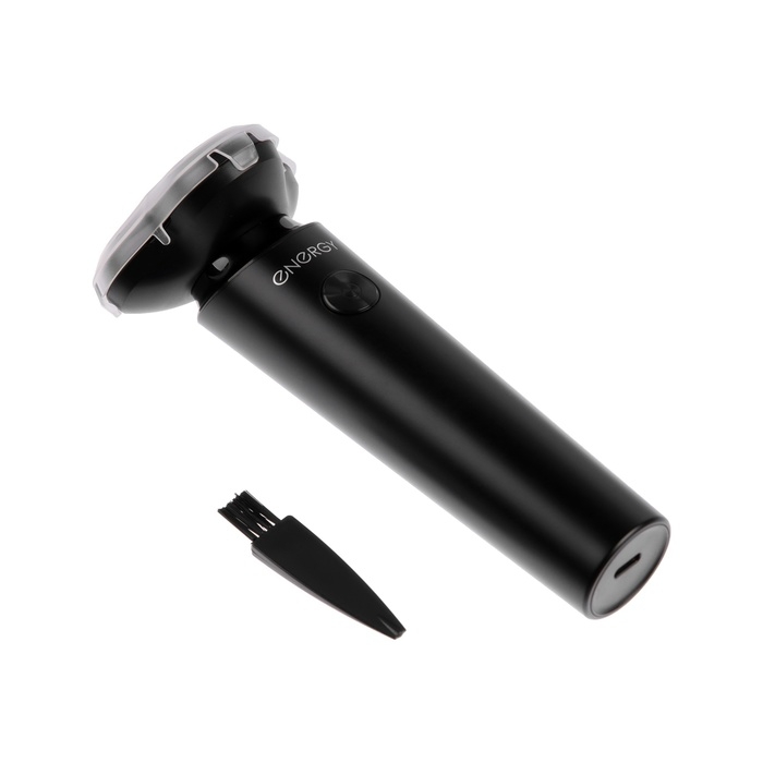 Электробритва Energy EN-727 5 Вт, роторная, 3 головки, влажное бритьё, от АКБ, чёрная Электробритва Energy EN-727 5 Вт, роторная, 3 головки, влажное бритьё, от АКБ, чёрная