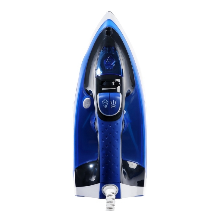 Утюг Еcon ECO-BI2407, 2400 Вт, керамическая подошва, 40 г/мин, 300 мл, бело-синий Утюг Еcon ECO-BI2407, 2400 Вт, керамическая подошва, 40 г/мин, 300 мл, бело-синий