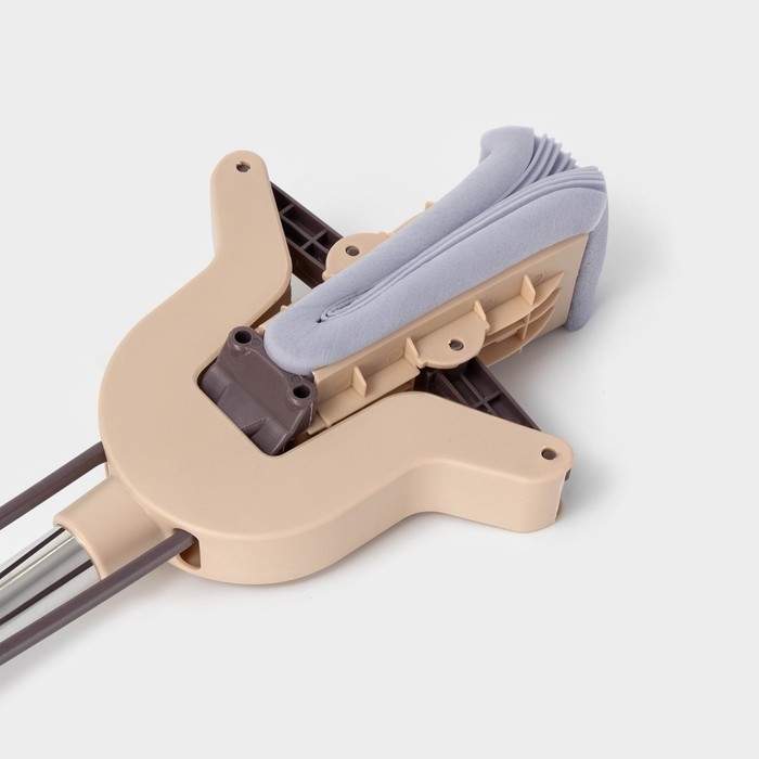 Швабра для мытья пола PVA Доляна, со складным отжимом, насадка 27×6 см, стальная составная ручка 116 см Швабра для мытья пола PVA Доляна, со складным отжимом, насадка 27×6 см, стальная составная ручка 116 см