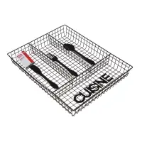 Лоток для столовых приборов тм VETTA Кухня, 4 секции, 32х26х4,5, металл