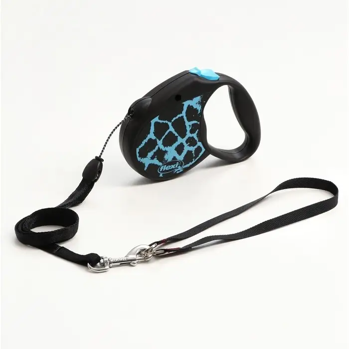 Рулетка Flexi Safari S, 5 м, трос, до 12 кг, голубой жираф (blue Giraffe)