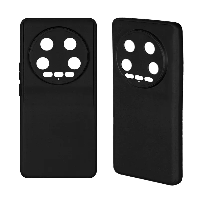 Чехол Xiaomi 14 Ultra TPU матовый черный Чехол Xiaomi 14 Ultra TPU матовый черный