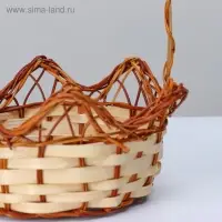 Плетёные корзины для хранения Corda, бамбук, круглые, с ручками, набор 3 шт.