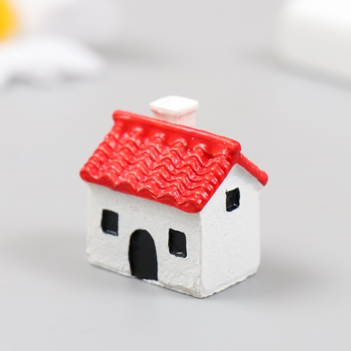 Фигурка для флорариума полистоун  Фигурка для флорариума полистоун "Одноэтажный домик" 2,5х1,8х2,5 см