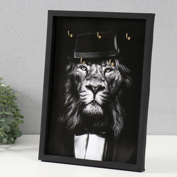 Ключница открытая Ключница открытая "Лев" 5 крючков, 23х32 см