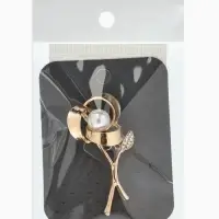 Брошь &laquo;Цветок&raquo; тринити, жемчуг, цвет белый в золоте