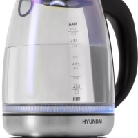 Чайник HYK-G8800 1,7л 2200Вт серебристый (стекло)