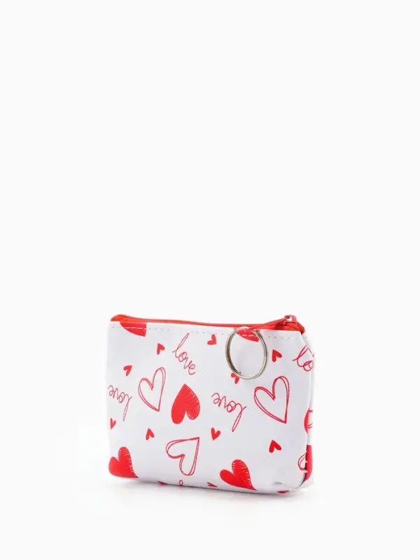 Кошелек жен 13-01-01 Июнь2503, 11*3,5*8,5 см, отд на молнии, белый-красный Кошелек жен 13-01-01 Июнь2503, 11*3,5*8,5 см, отд на молнии, белый-красный