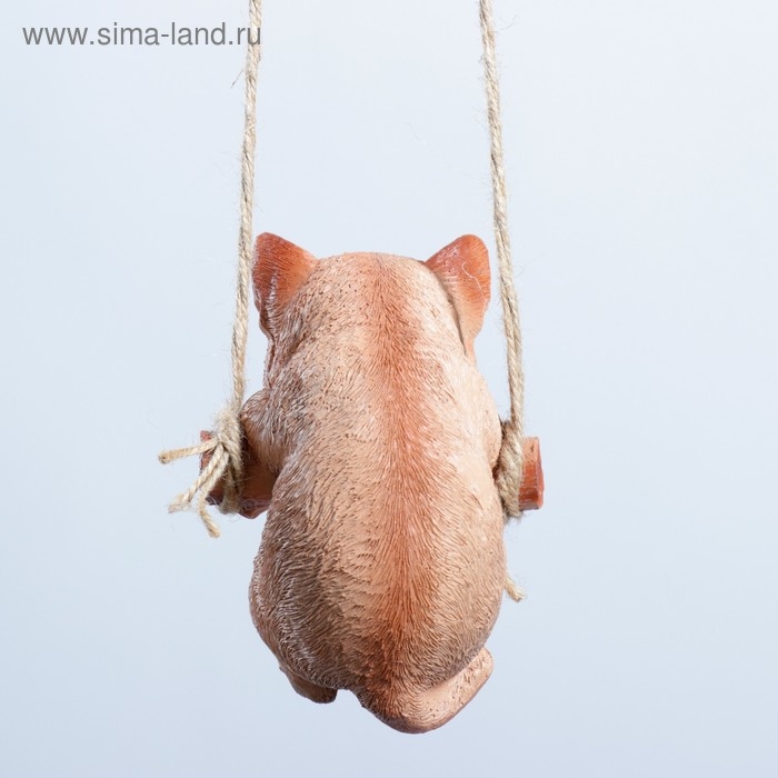 Подвесной декор  Подвесной декор "Котенок" 10х10х15см рыжий