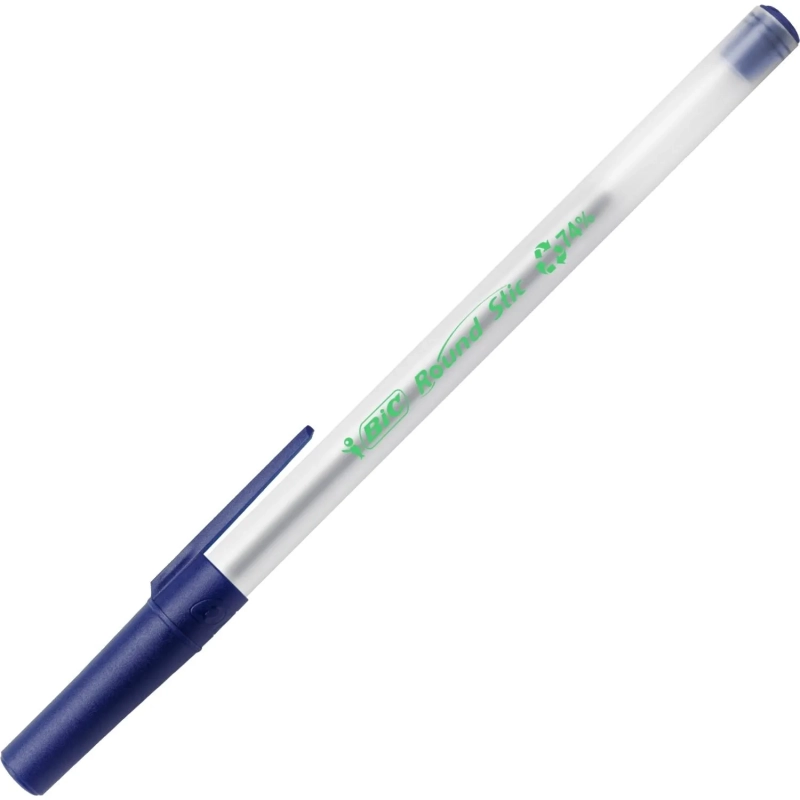 Ручка шариковая неавтомат. BIC Round Stic ECO тл 0,32мм синяя 8932403