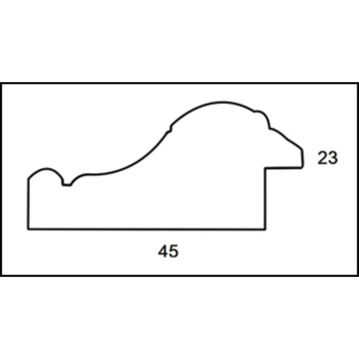 Рама для картин (зеркал) 30 х 40 х 4,5 см, пластиковая, Charlotta, антик Рама для картин (зеркал) 30 х 40 х 4,5 см, пластиковая, Charlotta, антик