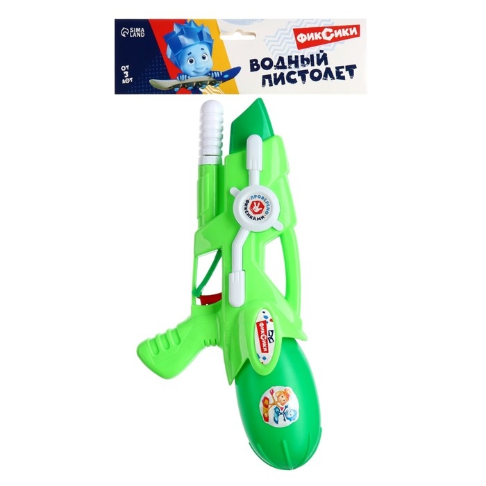 Водный пистолет ФИКСИКИ  Водный пистолет ФИКСИКИ "Водная Фикси пулялка", МИКС