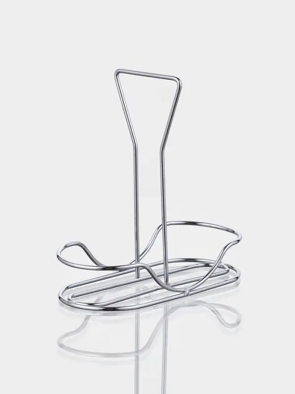 Набор для специй &laquo;Сияние.Black/White&raquo;, 2 шт., на подставке, стекло, белый, чёрный