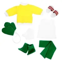 Кукла &laquo;Девочка&raquo; дидактическое пособие + набор одежды, МИКС