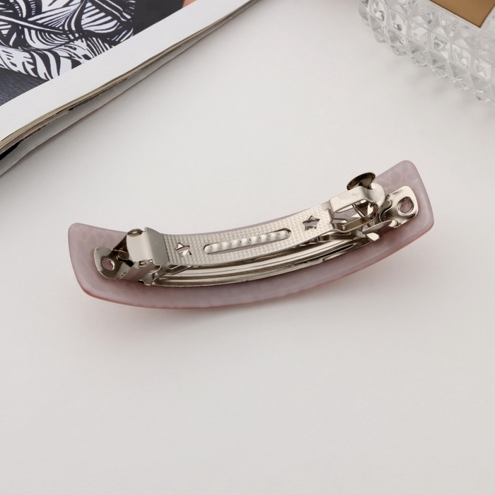 Заколка-автомат для волос Заколка-автомат для волос "Сильва" гранитный принт, 9 см, микс