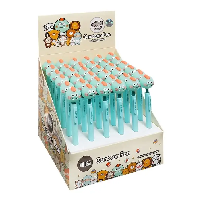 Ручка-прикол Calligrata &laquo;Динозавр&raquo; автоматическая, со спиннером (вращается голова), синий стержень, гелевая