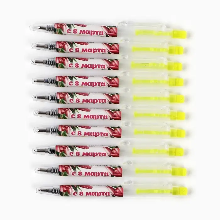 Ручка шариковая, синяя паста, 0.5 мм, автоматическая мини «С 8 марта» Ручка шариковая, синяя паста, 0.5 мм, автоматическая мини «С 8 марта»