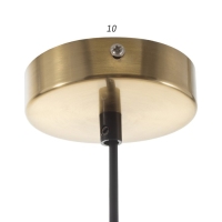 Светильник BayerLux 2268/1 LED 12Вт золото 34х34х20,5-120,5 см