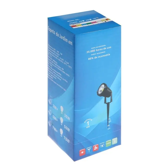 Светильник светодиодный грунтовый, 7 Вт, 630 лм, IP65, 3000К, 220 В