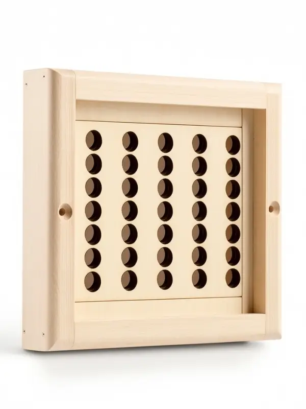 Вентиляционная решетка с задвижкой, 16х14 см