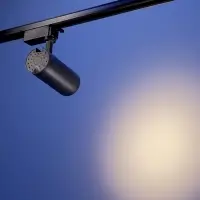 Трековый светильник Luazon lighting, LTL-008, 20 Вт, 1400 Лм, 4000 K, чёрный, свечение нейтральное белое