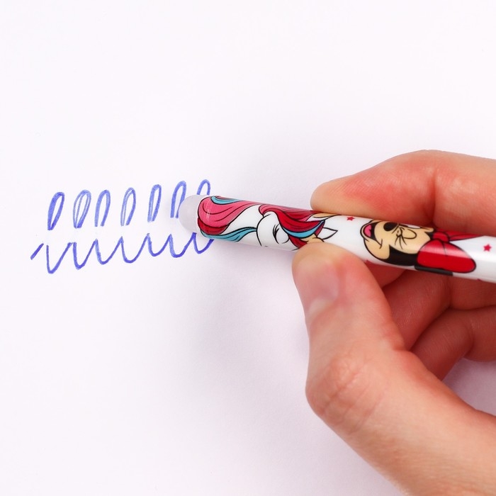 Ручка пиши стирай, 2 штуки, Минни Маус и Единорог Ручка пиши стирай, 2 штуки, Минни Маус и Единорог