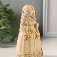 Фигурка гипс &laquo;Берегиня Судебница&raquo;, 13.5&times;7&times;6 см, слоновая кость