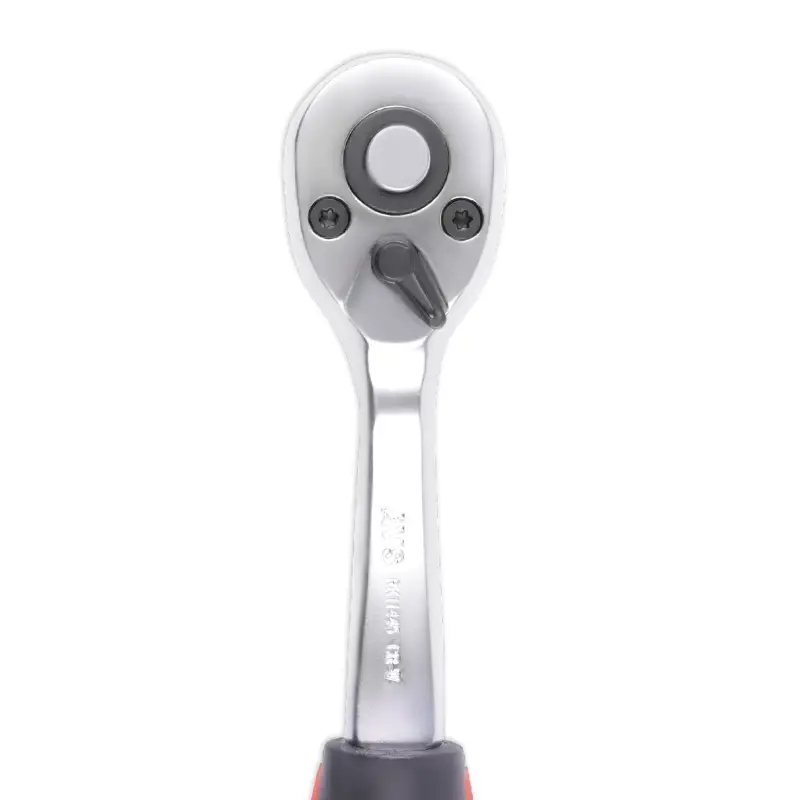 Рукоятка трещоточная 1/4"DR 45 зубцов (пластиковая ручка) AVS RK11445