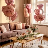 Воздушные шары фольгированные, набор &laquo;Девичник&raquo;, 5 шт.