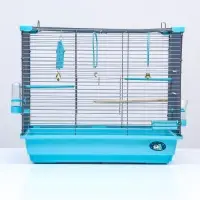 Клетка для птиц &laquo;Пижон&raquo; №104, разборная, 58&times;40&times;48 см, 1 секция, бирюзовая