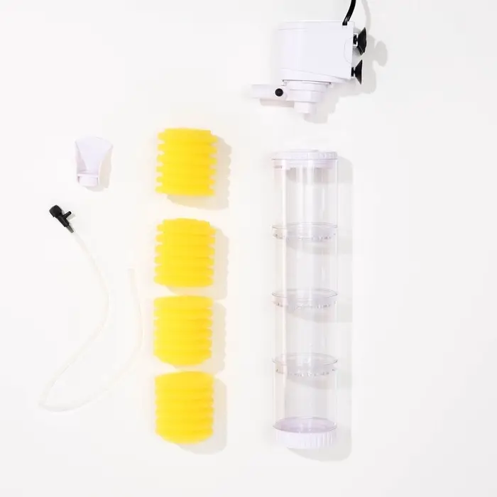 Фильтр внутренний JINGYE JY-8500F, четырехсекционный, 1500 л/ч, 35 Вт