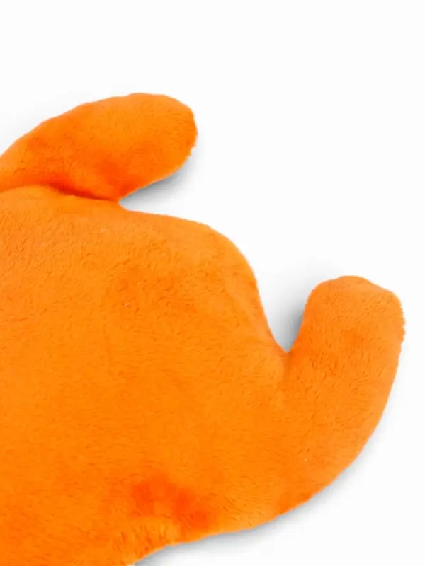 Мягкая игрушка для собак &laquo;Тигр&raquo;, 25 см, с пищалкой, оранжевая