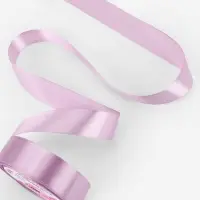 Лента атласная, 25 мм, 23&plusmn;1 м, сиреневая №141