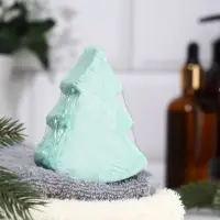 Бомбочка для ванны "Елочка" пряное яблоко, 90 г,  "Добропаровъ"
