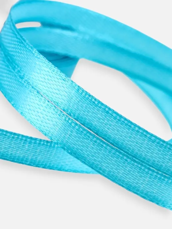 Лента атласная, 6 мм, 23±1 м, голубая №47 Лента атласная, 6 мм, 23±1 м, голубая №47