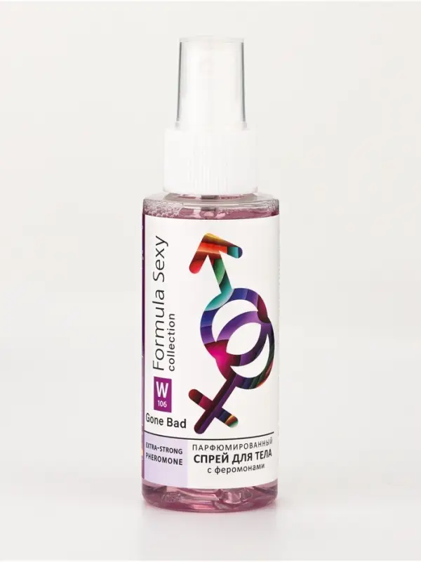 Мист парфюмированный спрей с феромонами для тела Formula Sexy Gone Bad W106, 100 мл