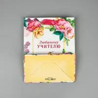 Набор  ламинированных вертикальных пакетов &laquo;Любимому учителю&raquo;, 3 шт, MS 18 &times; 23 &times; 10 см