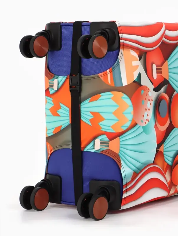 Чехол для чемодана &laquo;Воздушные шары&raquo;, 24", разноцветный