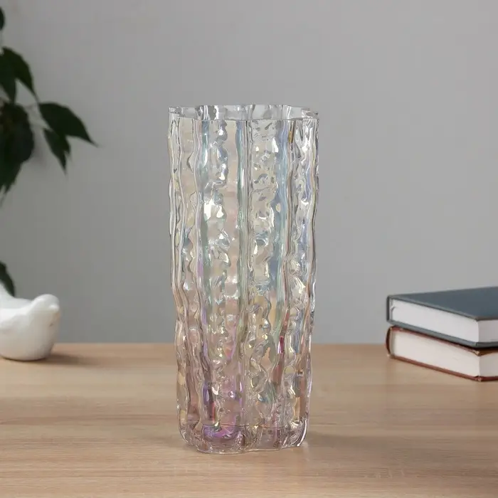 Ваза для цветов &laquo;Элоди галант&raquo; стиль, 22.5&times;14 см, стекло, прозрачная