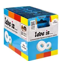 Освежающие конфеты Love is, в форме кольца, со вкусом мяты в блистере, 16.5 г