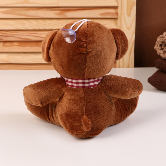 Мягкая игрушка «Мишка», с бантиком, 18 см, цвет коричневый Мягкая игрушка «Мишка», с бантиком, 18 см, цвет коричневый