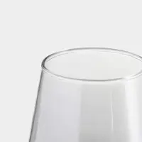 Бокал для вина, 400 мл, 8.5&times;22 см, стекло, серый
