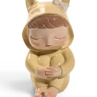 Фигурка декоративная &laquo;Малышка в жёлтом комбинезоне&raquo;, 8&times;6.8&times;12 см