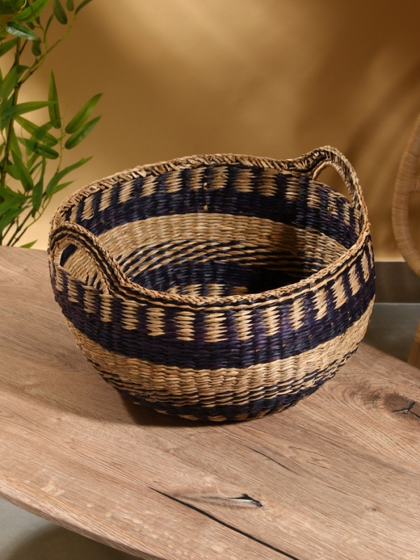 Корзина плетеная 40х40х22 см, сиграсс