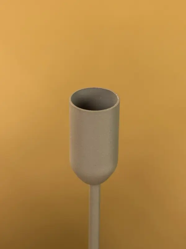 Подсвечник на 1 свечу текстурный  Подсвечник на 1 свечу текстурный "Графит" 8х8х15,5 см