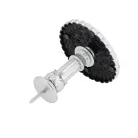 Держатель для штор CAPPIO KS030, d=95 мм, цвет серебро, 2 шт.